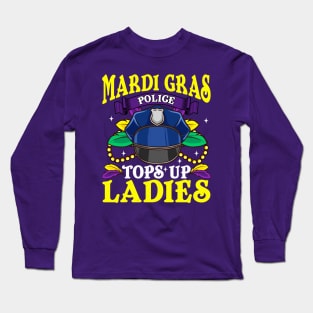 Mardi Gras Police Long Sleeve T-Shirt